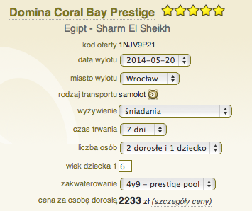 Zmiana kryteriów oferty