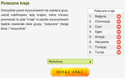 Polecane kraje