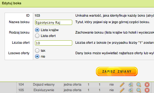 Definiowanie boksu
